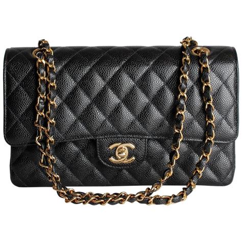 chanel caviar medium flap bag|Flap Bags .